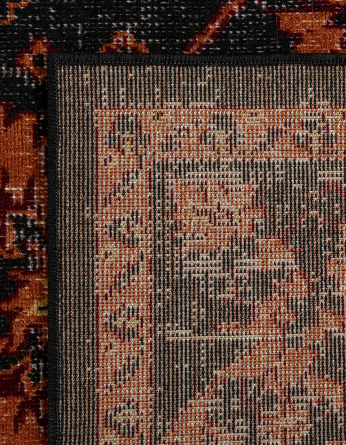 Geneva Terrace Collection Area Rug -  Lausanne Rectangle Black  lifestyle 26