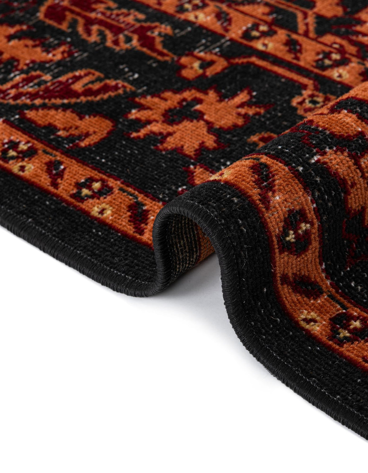 Geneva Terrace Collection Area Rug -  Lausanne Rectangle Black  lifestyle 28