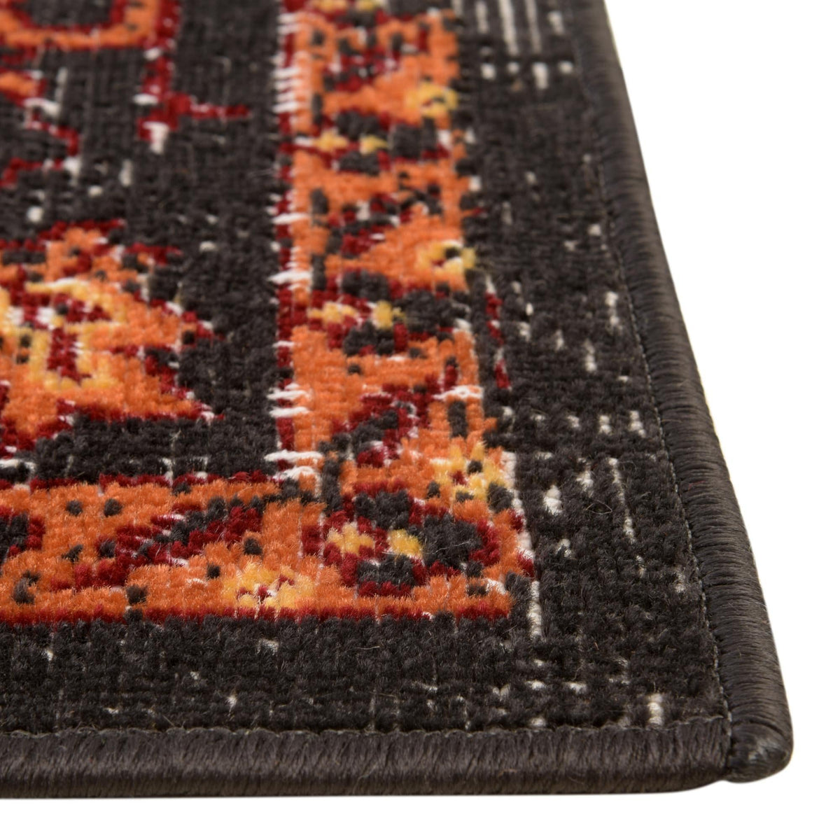 Geneva Terrace Collection Area Rug -  Lausanne Rectangle Black  lifestyle 58