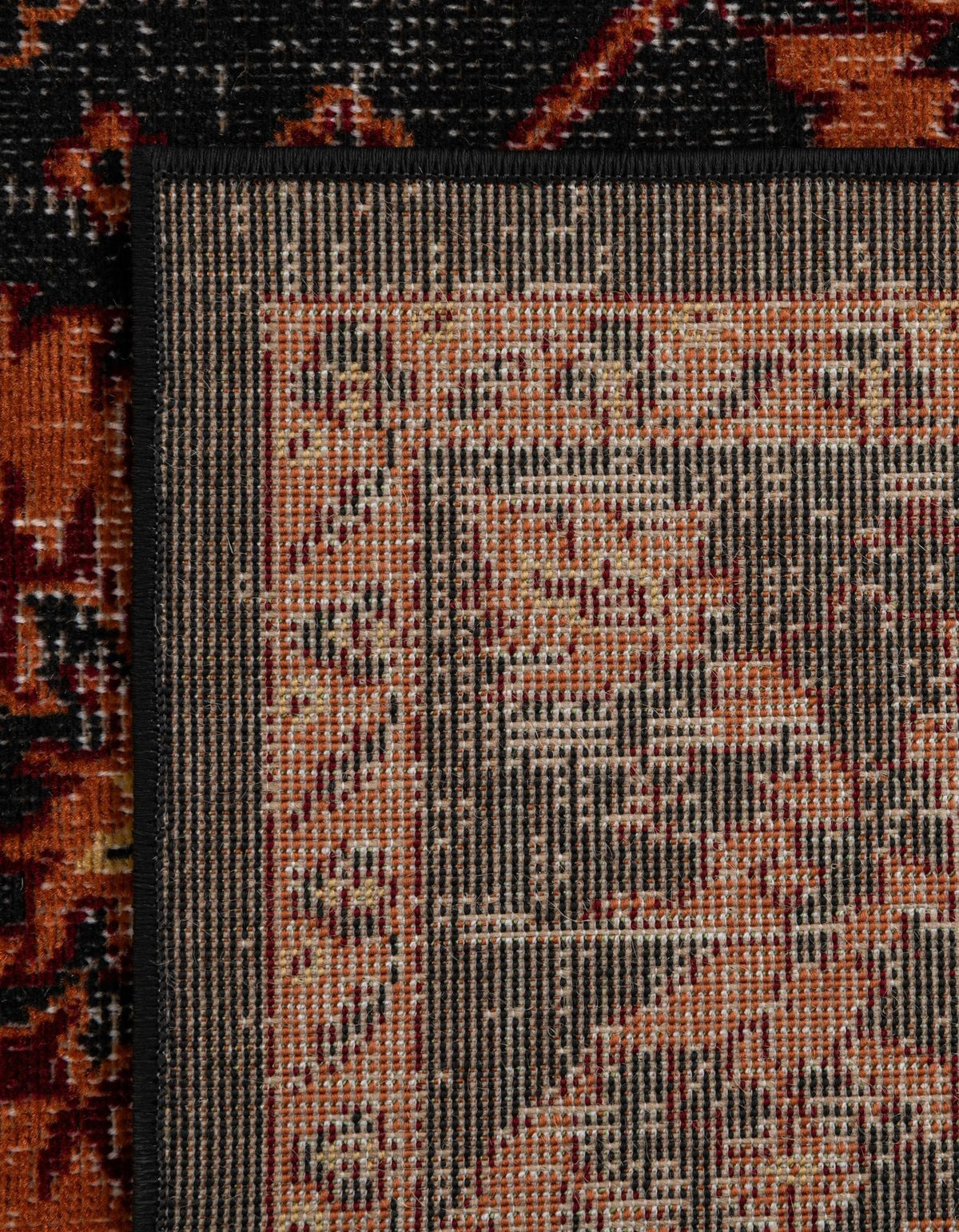 Geneva Terrace Collection Area Rug -  Lausanne Rectangle Black  lifestyle 66