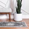 Geneva Terrace Collection Area Rug -  Vevey Runner Gray  lifestyle 47