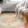 Geneva Terrace Collection Area Rug -  Vevey Round Ivory  lifestyle 29