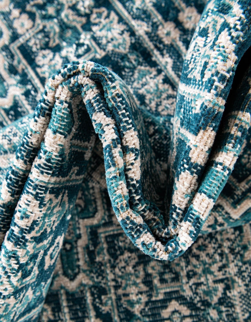 Geneva Terrace Collection Area Rug -  Nyon Rectangle Blue  lifestyle 54