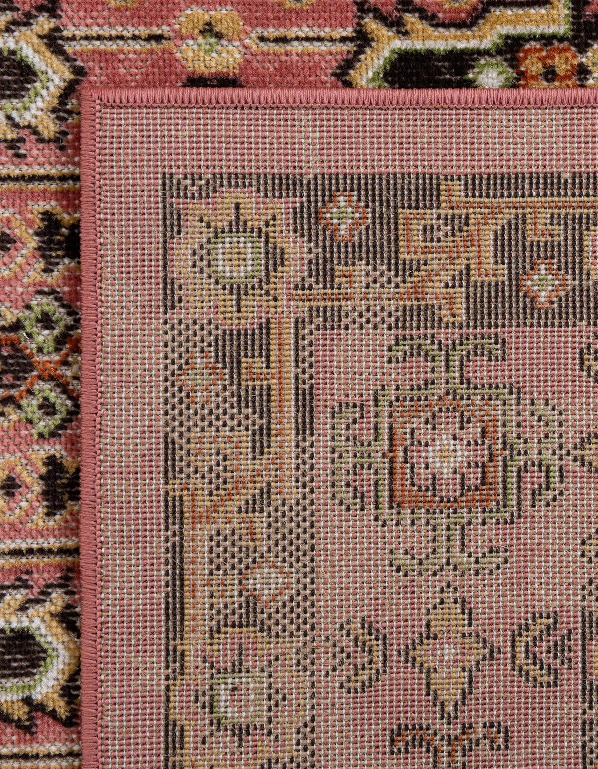 Geneva Terrace Collection Area Rug -  Nyon Rectangle Pink  lifestyle 17
