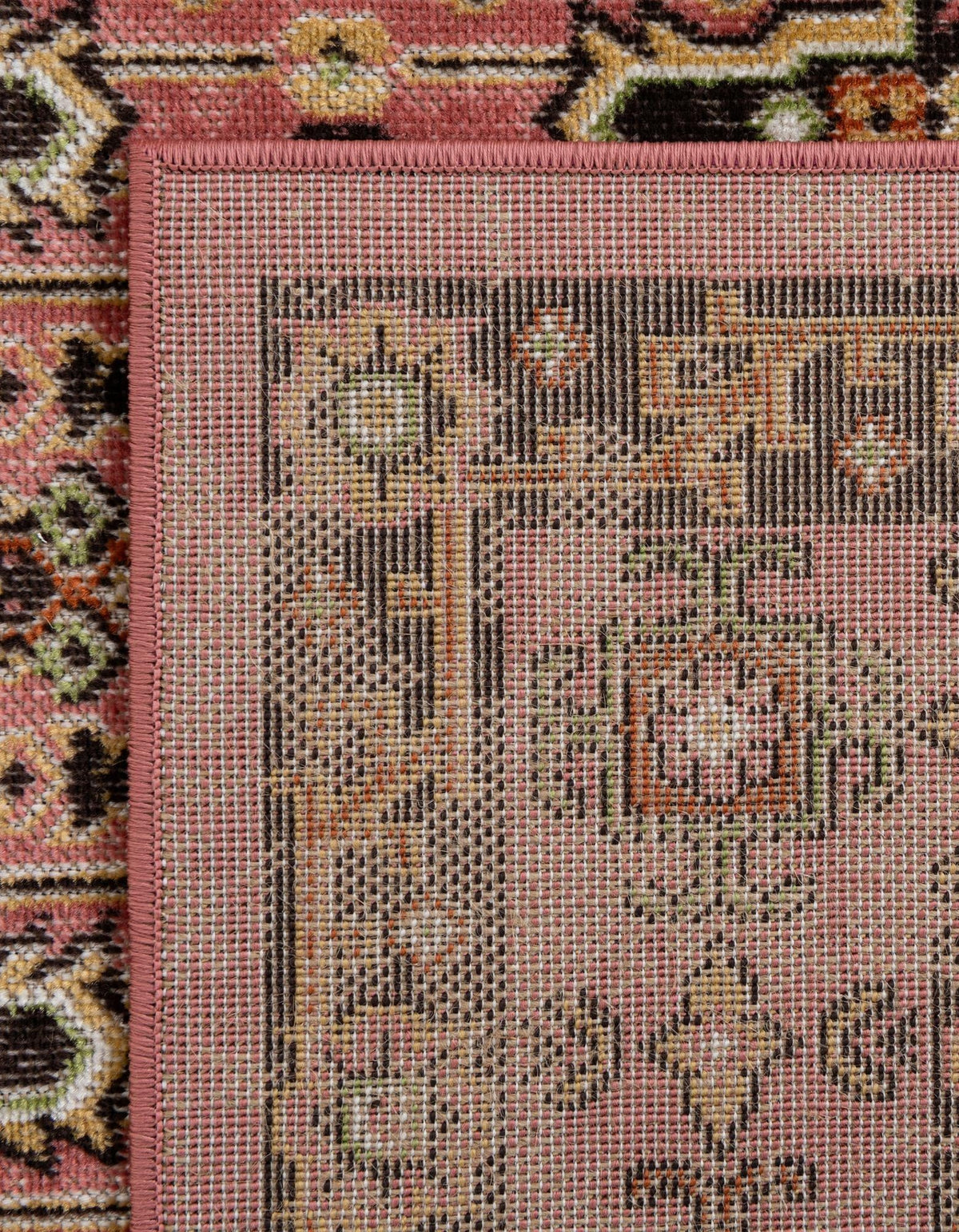 Geneva Terrace Collection Area Rug -  Nyon Rectangle Pink  lifestyle 56