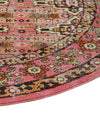 Geneva Terrace Collection Area Rug -  Nyon Round Pink  lifestyle 68