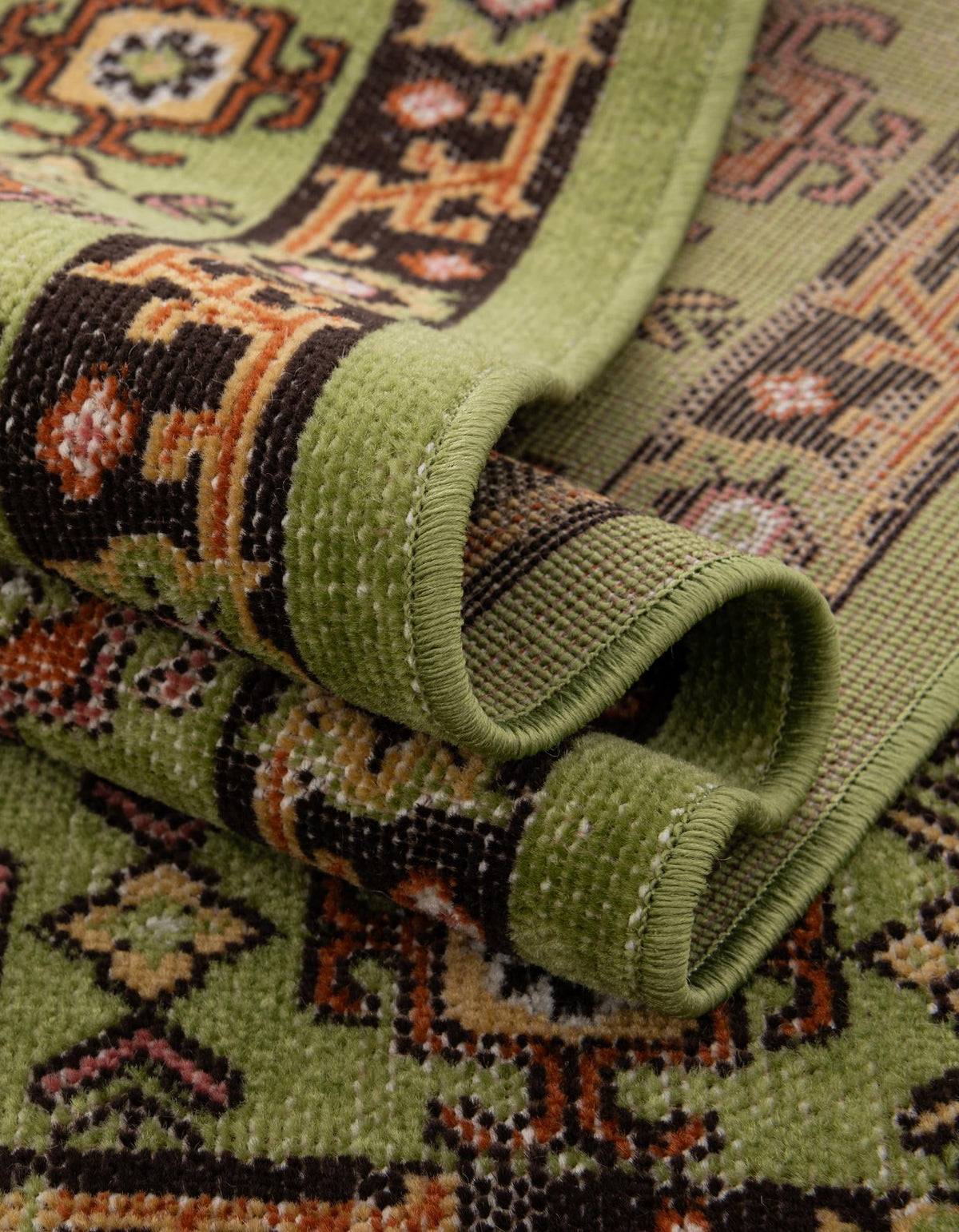 Geneva Terrace Collection Area Rug -  Nyon Rectangle Green  lifestyle 26
