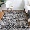 Geneva Terrace Collection Area Rug -  Morges Rectangle Gray  lifestyle 6