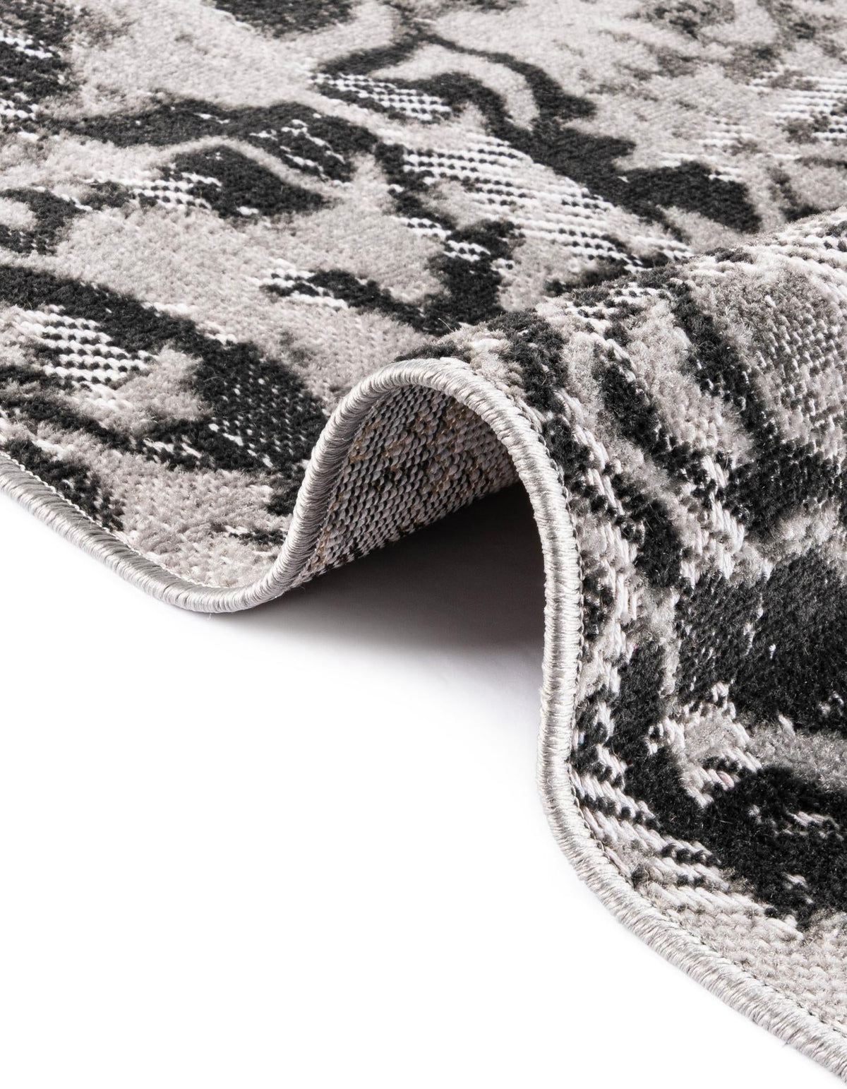 Geneva Terrace Collection Area Rug -  Morges Rectangle Gray  lifestyle 29