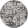 Geneva Terrace Collection Area Rug -  Morges Round Gray  lifestyle 18