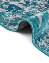 Geneva Terrace Collection Area Rug -  Morges Rectangle Blue  lifestyle 30