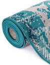 Geneva Terrace Collection Area Rug -  Morges Rectangle Blue  lifestyle 36