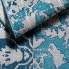 Geneva Terrace Collection Area Rug -  Morges Rectangle Blue  lifestyle 47