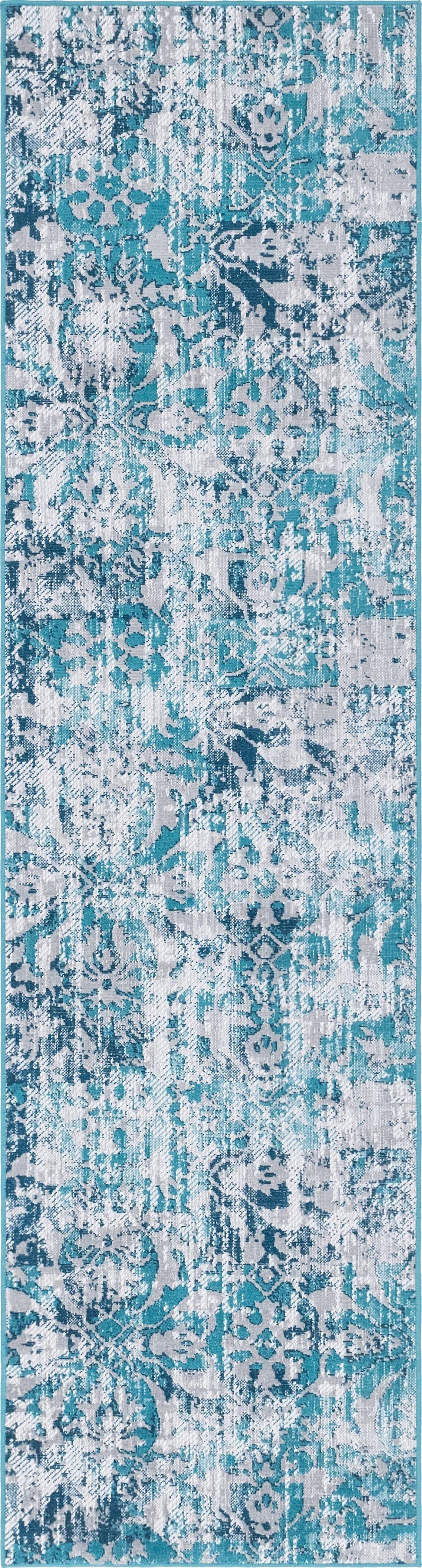 Geneva Terrace Collection Area Rug -  Morges Runner Blue  lifestyle 17