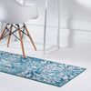 Geneva Terrace Collection Area Rug -  Morges Runner Blue  lifestyle 21