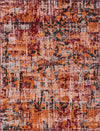 Geneva Terrace Collection Area Rug -  Morges Rectangle Rust Red  lifestyle 4