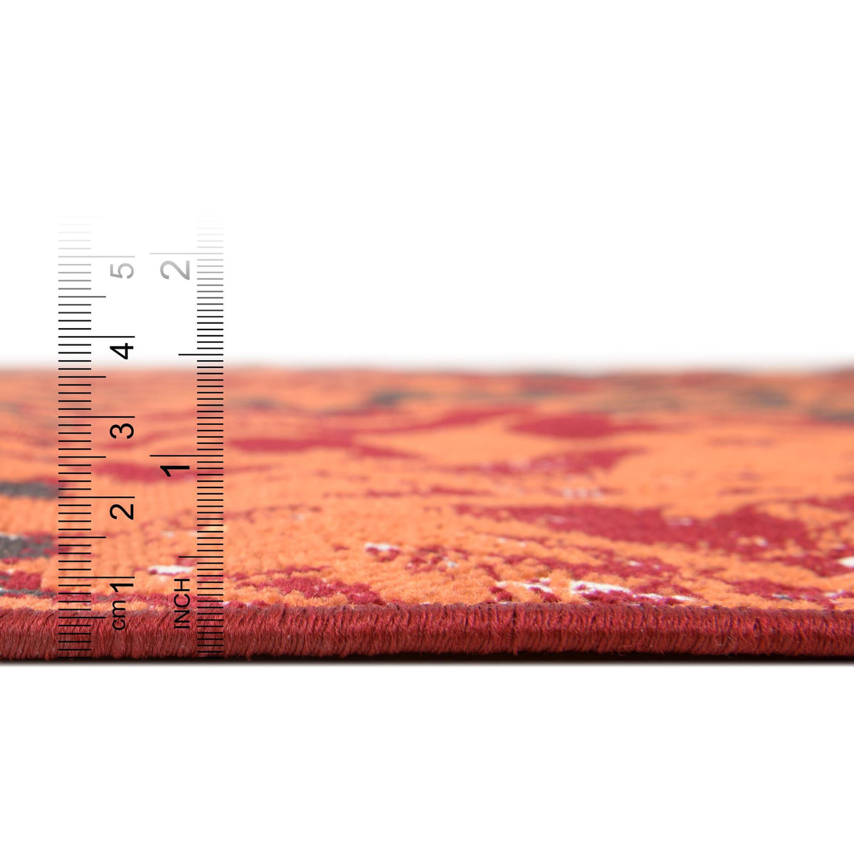 Geneva Terrace Collection Area Rug -  Morges Rectangle Rust Red  lifestyle 15