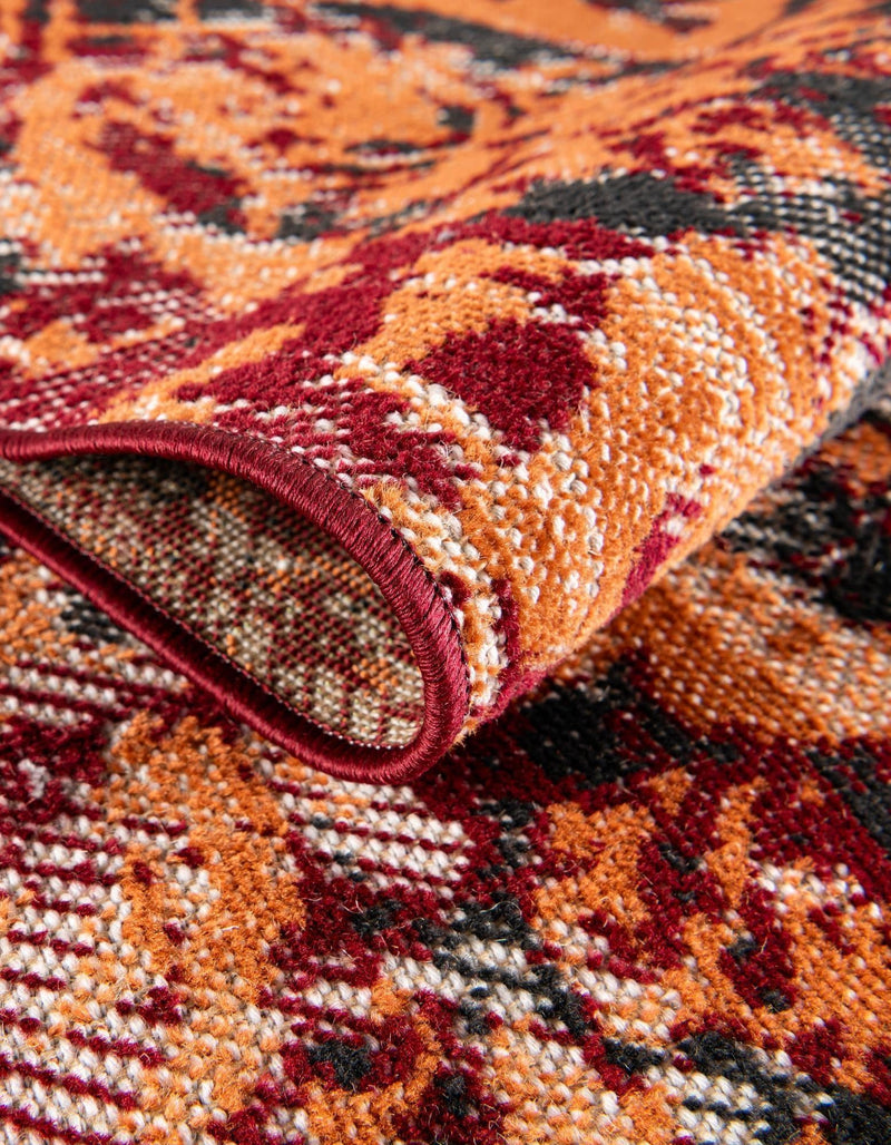 Geneva Terrace Collection Area Rug -  Morges Rectangle Rust Red  lifestyle 49