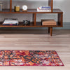 Geneva Terrace Collection Area Rug -  Morges Runner Rust Red  lifestyle 50