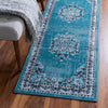 Geneva Terrace Collection Area Rug -  Yverdon Runner Blue  lifestyle 33