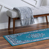 Geneva Terrace Collection Area Rug -  Yverdon Runner Blue  lifestyle 40