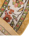 Geneva Terrace Collection Area Rug -  Yverdon Round Yellow  lifestyle 117