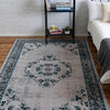 Geneva Terrace Collection Area Rug -  Yverdon Rectangle Gray  lifestyle 13