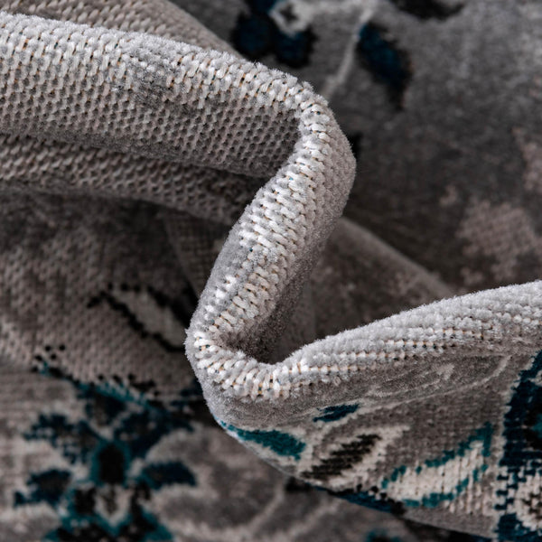 Geneva Terrace Collection Area Rug -  Yverdon Rectangle Gray  lifestyle 34