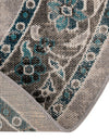 Geneva Terrace Collection Area Rug -  Yverdon Round Gray  lifestyle 122