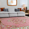 Geneva Terrace Collection Area Rug -  Yverdon Rectangle Rose  lifestyle 20