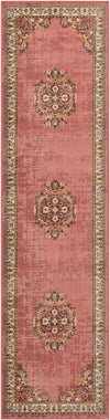 Geneva Terrace Collection Area Rug -  Yverdon Runner Rose  lifestyle 24