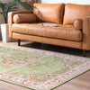 Geneva Terrace Collection Area Rug -  Yverdon Rectangle Green  lifestyle 4
