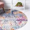 Santa Monica Sands Collection Area Rug -  Pacific Round Multi  lifestyle 29