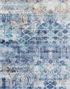 Santa Monica Sands Collection Area Rug -  Pacific Rectangle Blue  lifestyle 4
