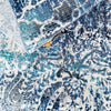 Santa Monica Sands Collection Area Rug -  Pacific Round Blue  lifestyle 49
