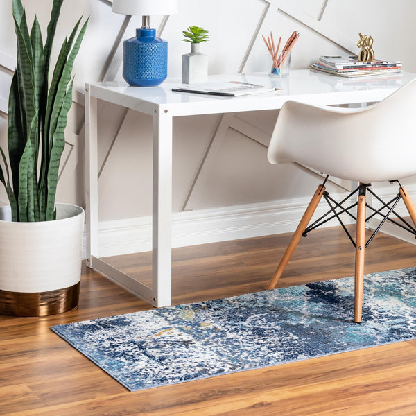 Santa Monica Sands Collection Area Rug -  Pacific Runner Blue  lifestyle 32