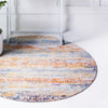 Santa Monica Sands Collection Area Rug -  Topanga Round Multi  lifestyle 25