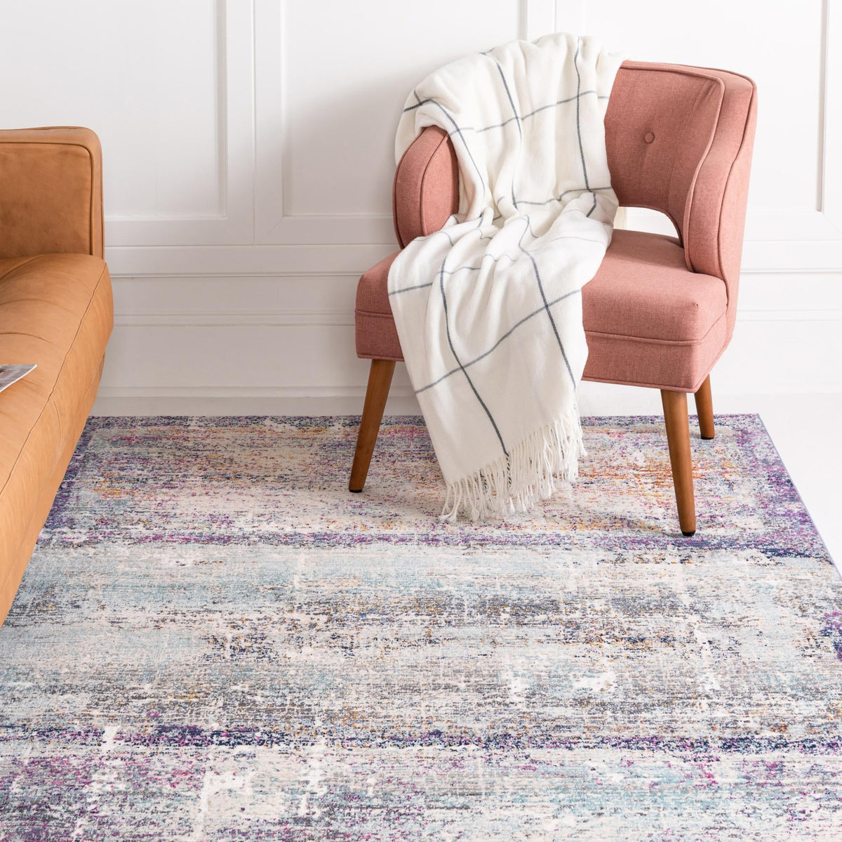 Santa Monica Sands Collection Area Rug -  Catalina Rectangle Multi  lifestyle 3