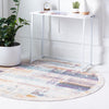 Santa Monica Sands Collection Area Rug -  Riviera Round Multi  lifestyle 11