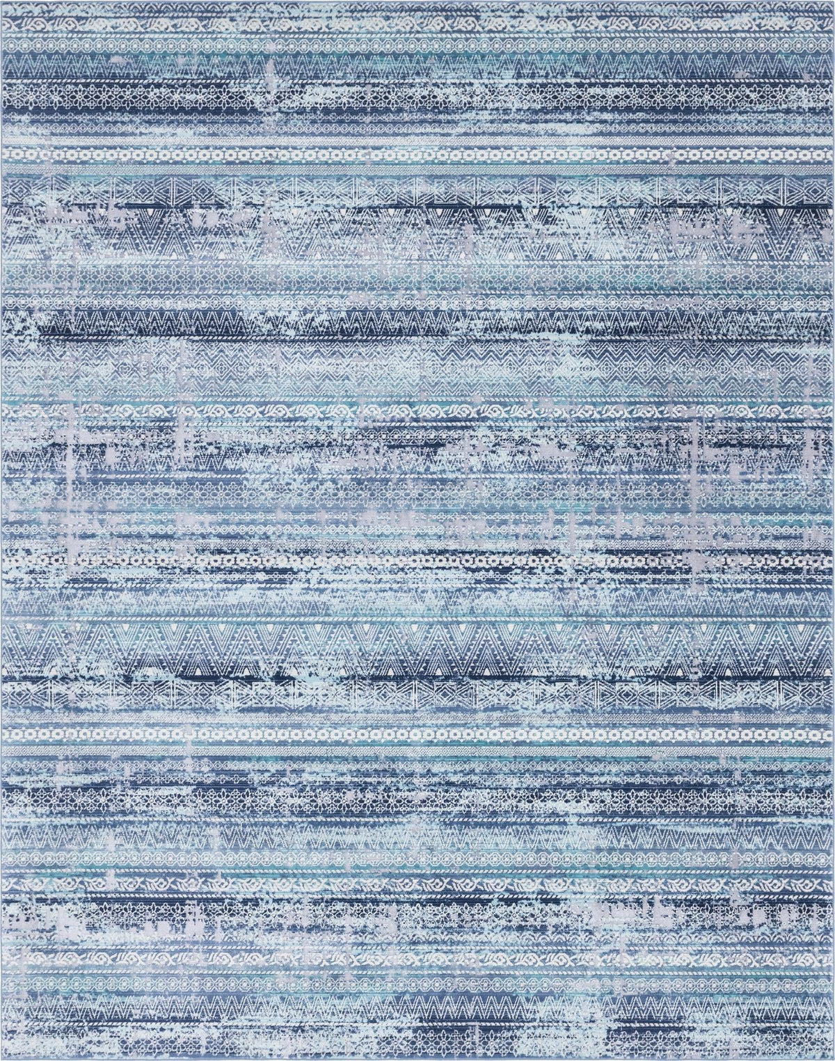 Santa Monica Sands Collection Area Rug -  Zuma Rectangle Blue  lifestyle 3