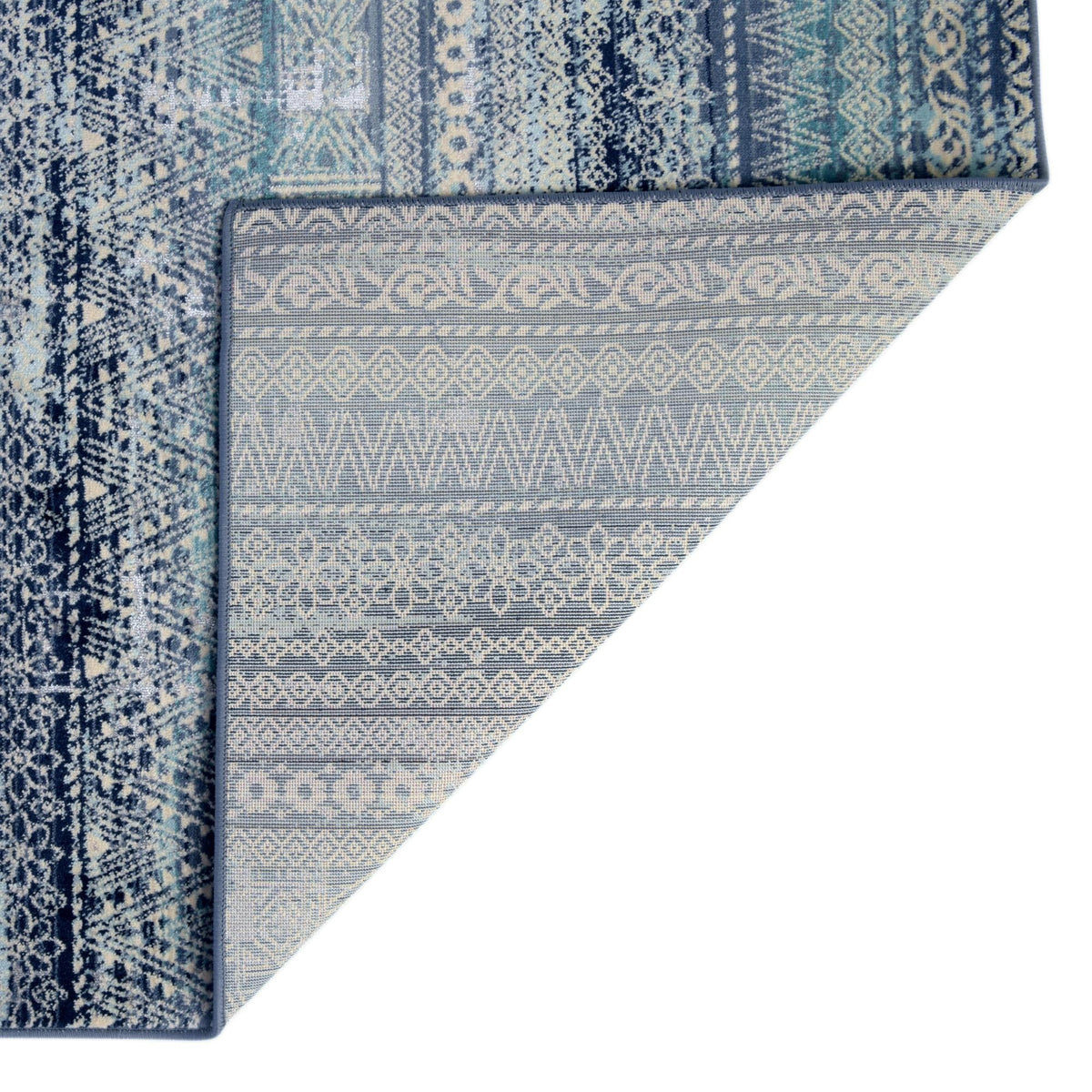 Santa Monica Sands Collection Area Rug -  Zuma Rectangle Blue  lifestyle 17