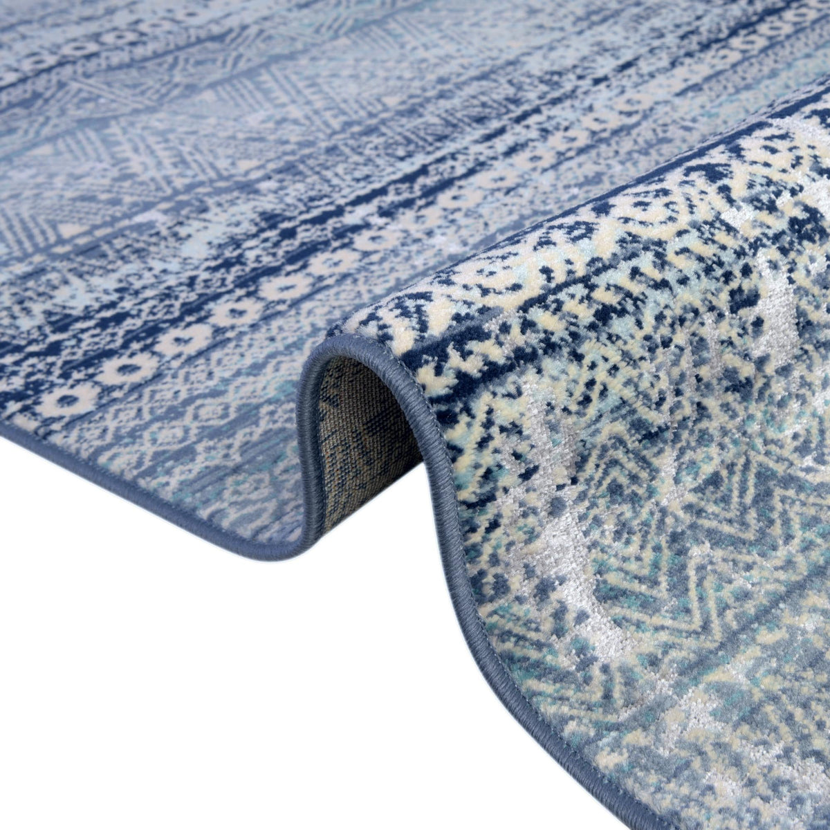 Santa Monica Sands Collection Area Rug -  Zuma Rectangle Blue  lifestyle 18