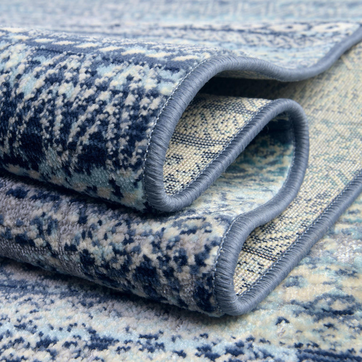 Santa Monica Sands Collection Area Rug -  Zuma Rectangle Blue  lifestyle 21