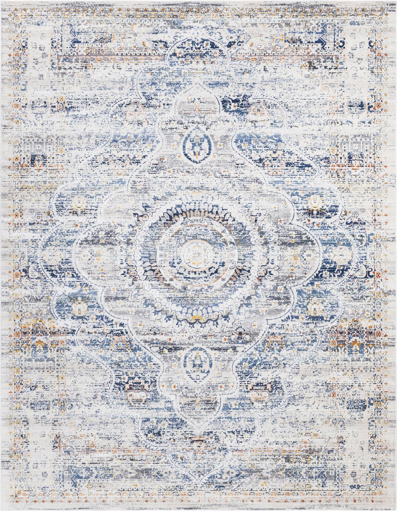 Prague Tapestry Collection Area Rug - Charles Rectangle Gray Main