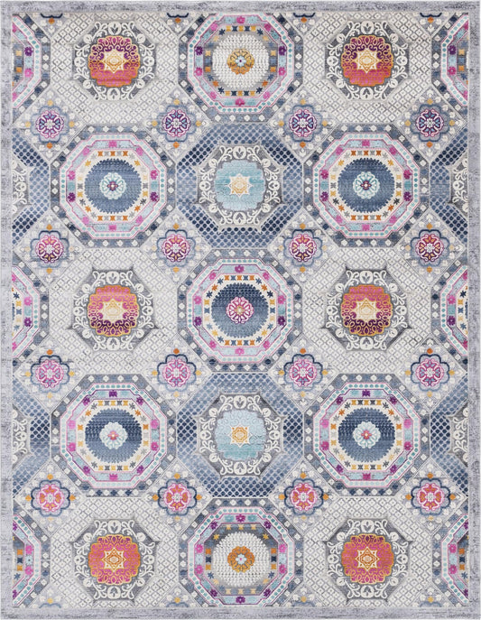 Prague Tapestry Collection Area Rug -  Petrin Rectangle Multi Main