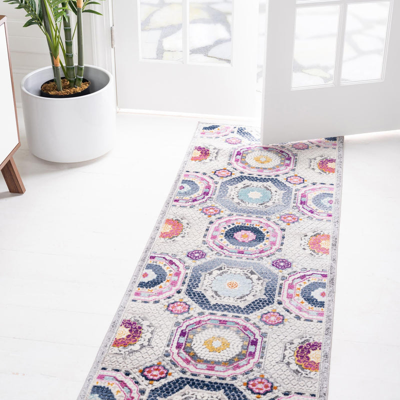 Prague Tapestry Collection Area Rug -  Petrin Runner Multi  lifestyle 22