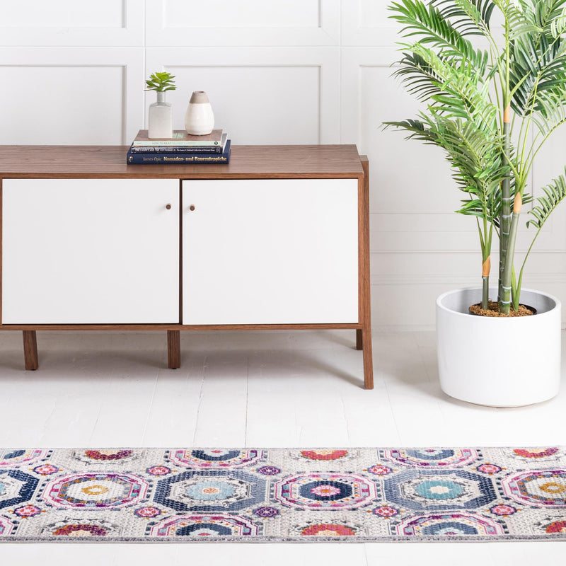 Prague Tapestry Collection Area Rug -  Petrin Runner Multi  lifestyle 25