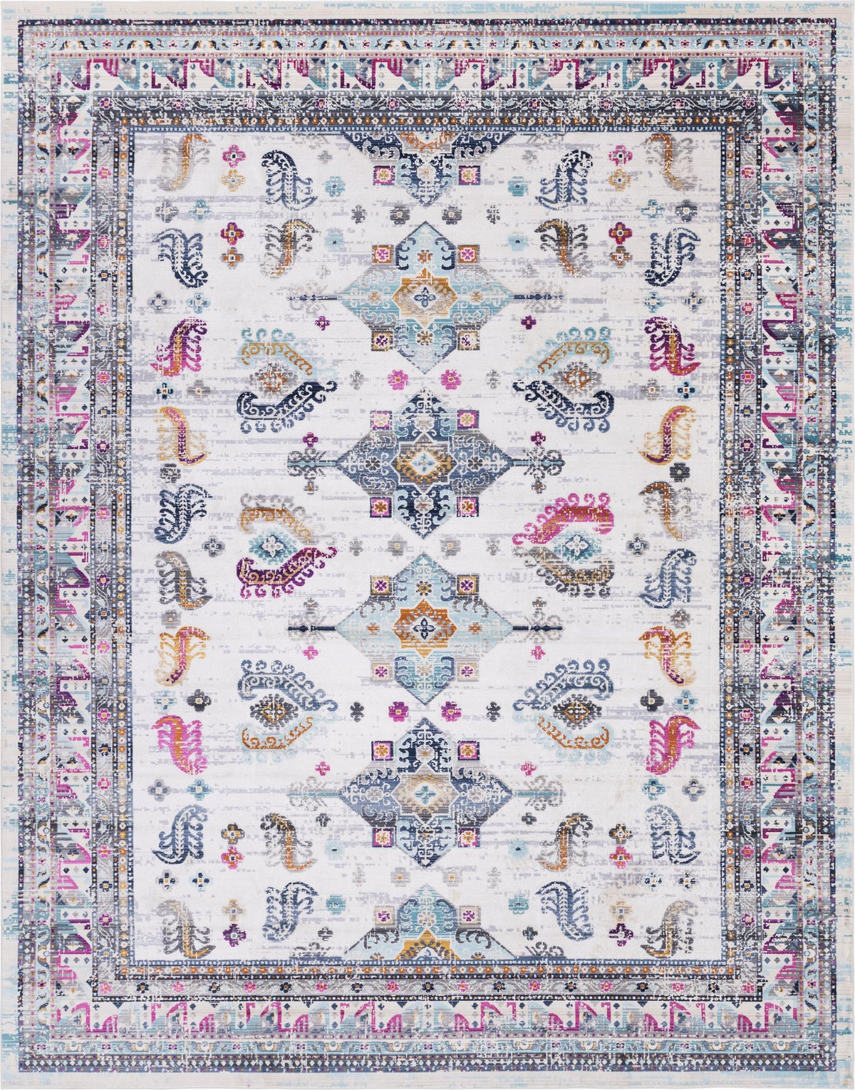 Prague Tapestry Collection Area Rug -  Karlovy Rectangle Multi Main