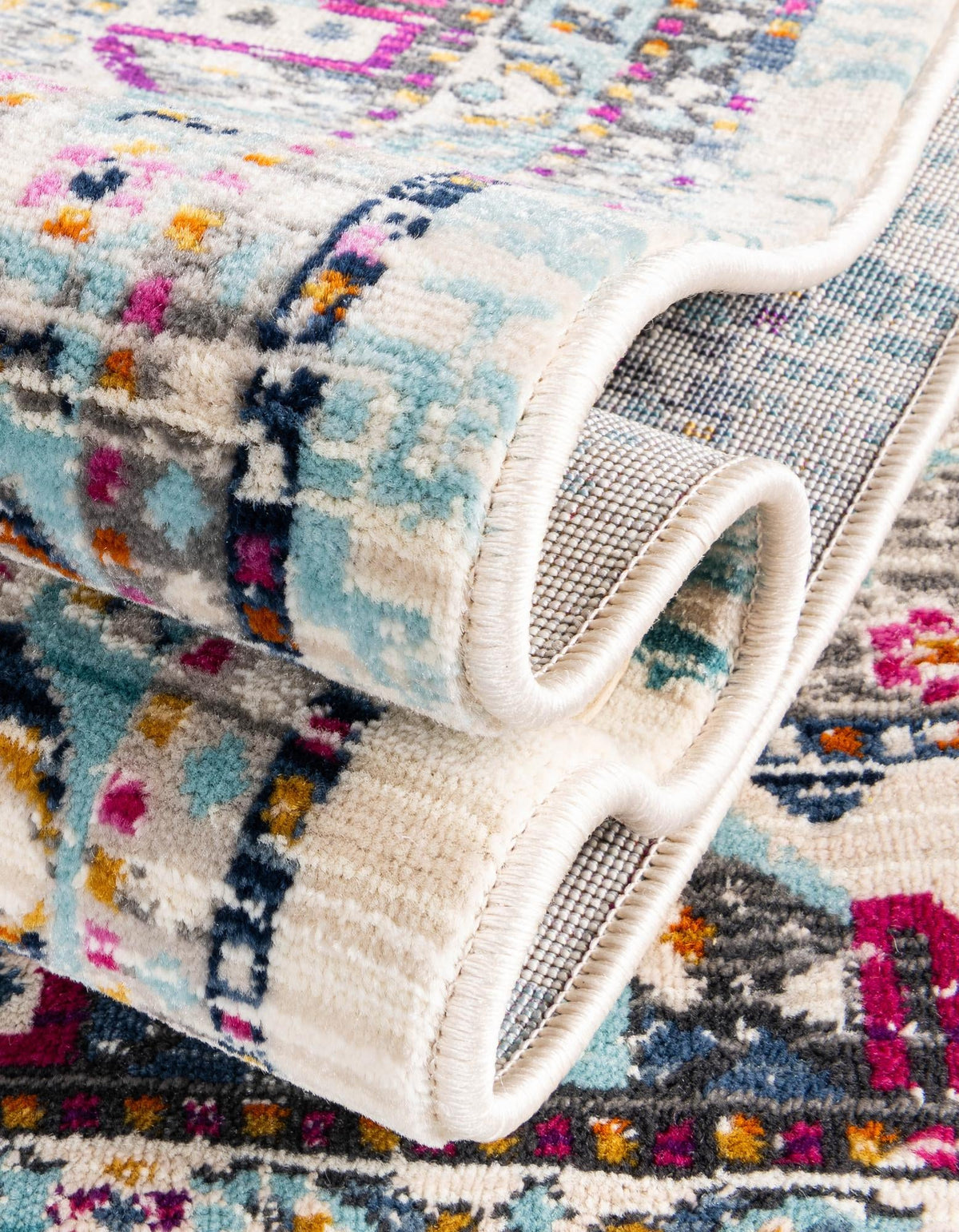 Prague Tapestry Collection Area Rug -  Karlovy Rectangle Multi  lifestyle 13