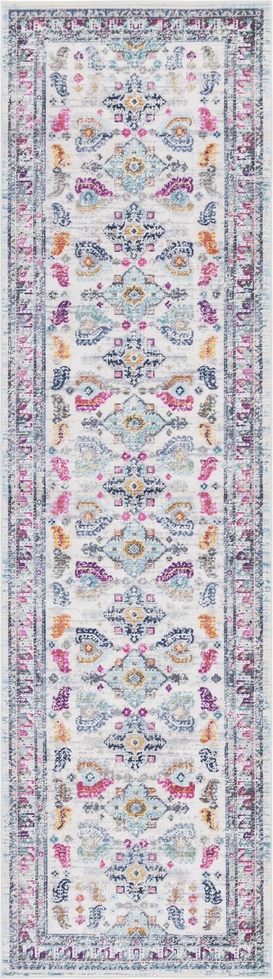 Prague Tapestry Collection Area Rug -  Karlovy Runner Multi  lifestyle 16